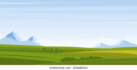 Rural summer landscape