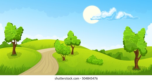 Rural summer landscape