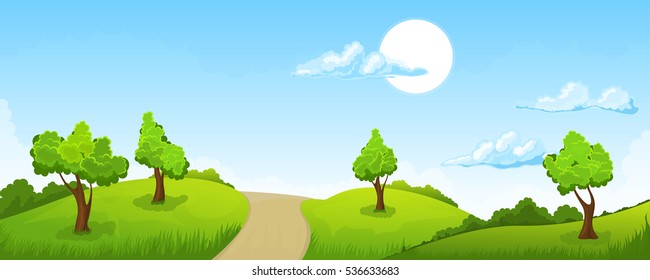 Rural summer landscape