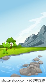 Rural summer landscape