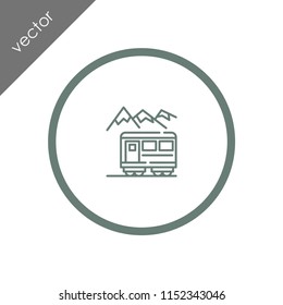 rural train icon