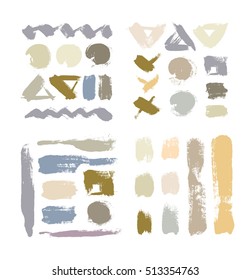 rush grungy vector abstract hand-painted background. Grunge Brush Stroke. Modern Textured Color Brush Stroke