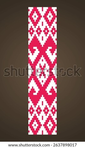 Rushnyk - Ornamental pattern from the flag of Belarus