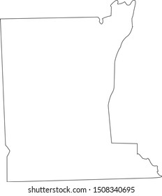 rusk county map in state of texas
