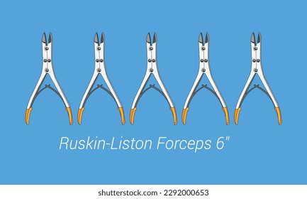 Ruskin-Liston Forceps. Medical Tools Veterinary Orthopedic Kit contains all necessary standard tools, all tools are made from the surgical grade stainless steel, used by professionals.