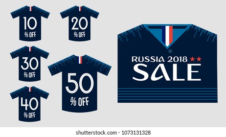 Russia 2018 Sale Banners Billboard Shop France Jersey Team