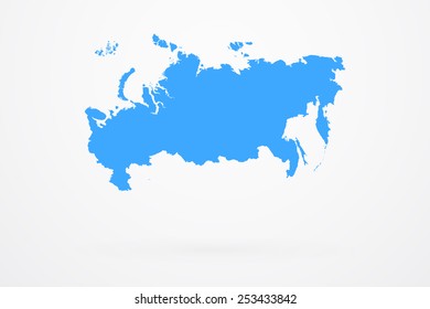 Russia Country Vector Map