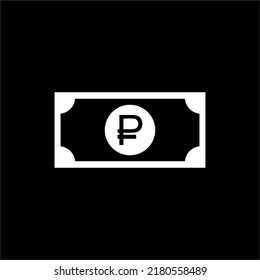 Russia Currency Icon Symbol. Russian Ruble, Rouble, RUB. Vector Illustration