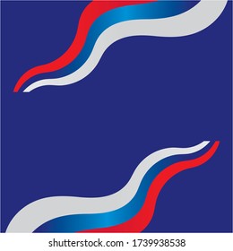 russia day background Vector design template
