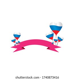 russia day element Vector design template
