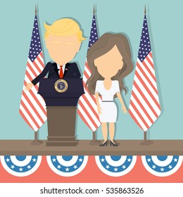 45 Melania Trump Stock Vectors, Images & Vector Art 