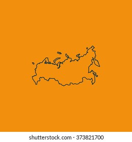 Russia detailed map.