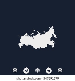 Russia detailed map.