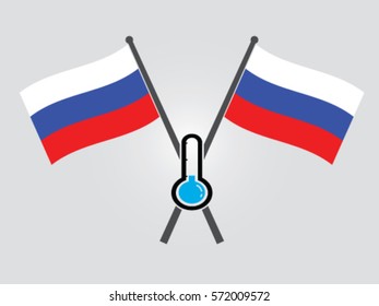 Russia Emblem Cold Temperature