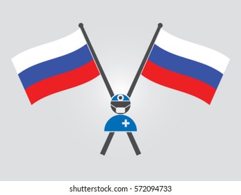 Russia Emblem Doctor Surgery