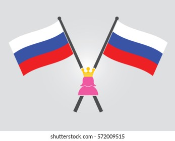Russia Emblem Queen