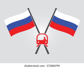 Russia Emblem Train