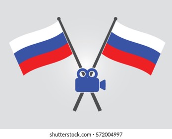 Russia Emblem Video Footage
