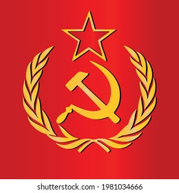 RUSSIA EX COUNTRY SOVIET UNION USSR COMMUNIST RED ARMY SYMBOL ICON LOGO