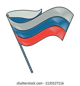 Russia flag design