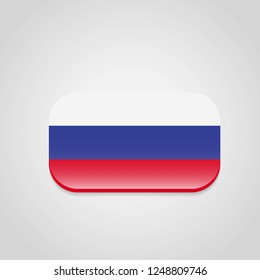 Russia Flag Design Vector