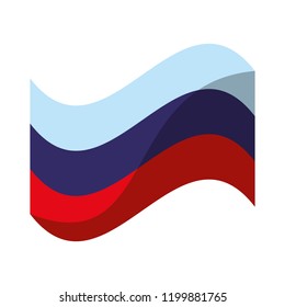 Russia flag emblem