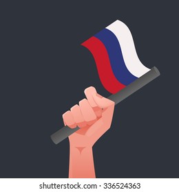 Russia Flag illustration