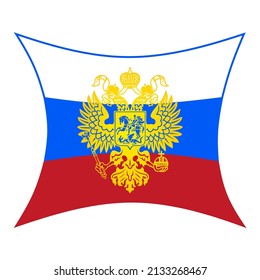 logo de la bandera de rusia y día de rusia el 12 de junio. ¡¡Feliz Día de Rusia!! 