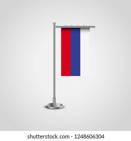 Russia Flag Pole