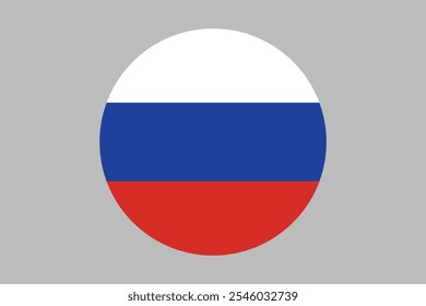 Sinal da bandeira da Rússia, gráfico vetorial da bandeira da Rússia, bandeira do país da Rússia é um símbolo de liberdade, bandeira da Rússia Nacional, ilustração vetorial
