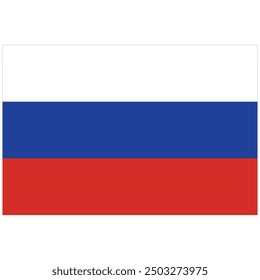 Russia Flag Vector Art Design , print Design