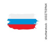 Russia flag, vector illustration