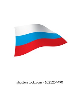 Russia flag, vector illustration