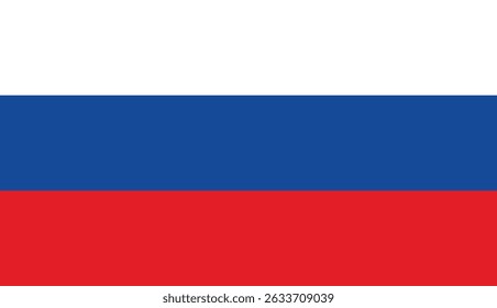 Russia flag vector. The national flag of Russia