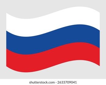 Russia flag vector. The national flag of Russia