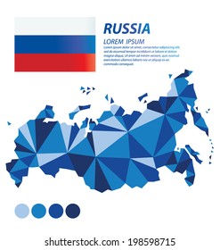 Russia geometric concept design