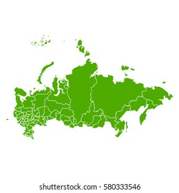 russia green map