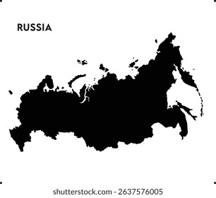 Russia icon vector design, Russia Logo design, Russia's unique charm and natural wonders, Use it in your marketing materials, travel guides, or digital projects, Russia map logo vector, geography logo