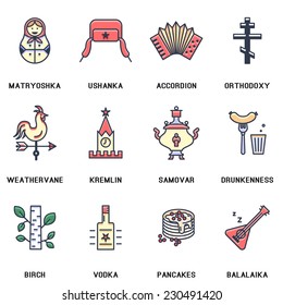 Russia icons.