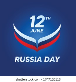 Russia independence day Free Vektor