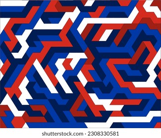 fondo isométrico ruso. Ilustración del vector