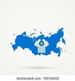 Cis countries map Images, Stock Photos & Vectors | Shutterstock