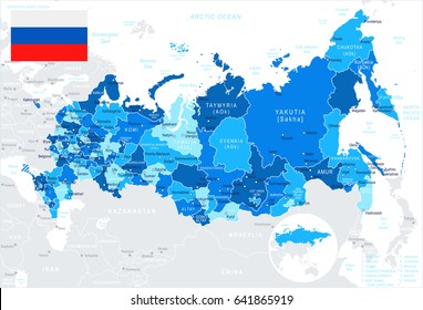 30,361 Russia map vector Images, Stock Photos & Vectors | Shutterstock