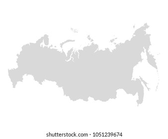 Russia map icon.