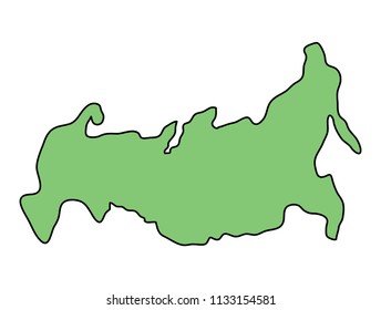 Russia map icon