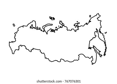 blank map of russia