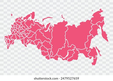 Russia Map punch Color Background quality files png