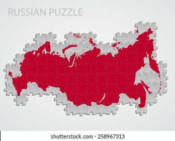 Russia map puzzle