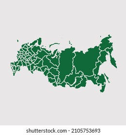 Russia Map Vector Abstract Design Vector Stock Vector (Royalty Free ...