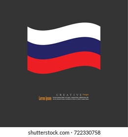 Russia  national flag background texture.vector illustration.